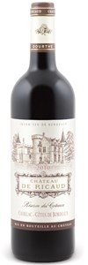 Château de Ricaud, Réserve des Coteaux, Cadillac Côtes de Bordeaux 2010